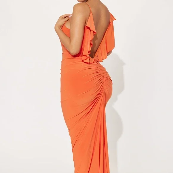 orange fashion nova dress Got A Secret Mini Dress